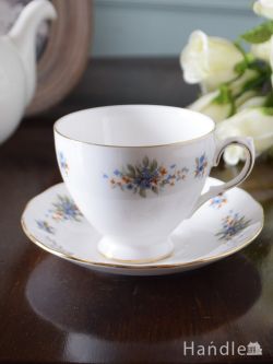 アンティーク雑貨 アンティーク食器 イギリスのアンティーク食器、ゲインズバラ（gainsborough）の カップ＆ソーサー