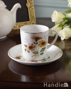 アンティーク雑貨 アンティーク食器 英国のアンティーク食器、アルフレッドミーキン（ALFRED MEAKIN）のアンティークカップ＆ソーサー