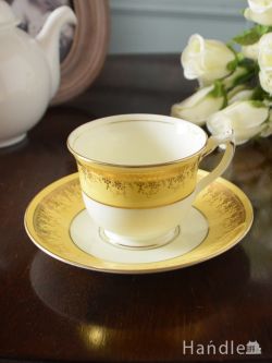 アンティーク雑貨 アンティーク食器 コールポート（Coalport）のカップ＆ソーサー、イギリスのアンティーク陶磁器