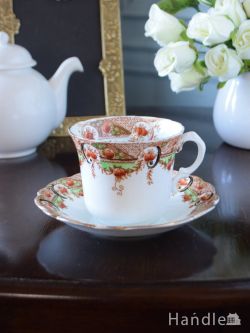 アンティーク雑貨 アンティーク食器 イギリスのアンティーク食器、George Warrilow社（ジョージウォリロー）のカップ＆ソーサー