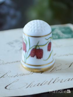 アンティーク雑貨 アンティーク食器 イギリスのアンティーク雑貨、FRANKLIN PORCELAIN（フランクリンポーセリン）のシンブル 