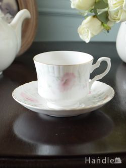アンティーク雑貨 アンティーク食器 イギリスのアンティーク食器、ロイヤルスタッフォードのおしゃれなカップ＆ソーサー