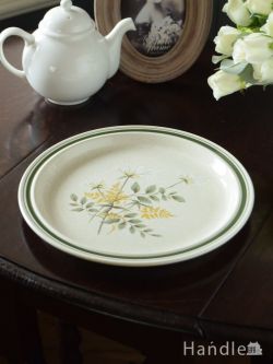 アンティーク雑貨 アンティーク食器 ロイヤルドルトン(ROYAL DOULTON)のビンテージプレート、ウィル・オ・ザ・ウィスプ(Will o' the Wisp)のプレート