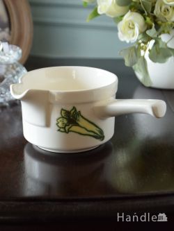 アンティーク雑貨 アンティーク食器 英国のアンティーク陶磁器、ロイヤルウースター（PALISSY）のミルクピッチャー