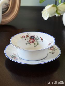 アンティーク雑貨 アンティーク食器 フランスから届いたリモージュのアンティーク食器、Union Ceramique（UC）のカスタードカップ