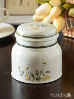 アンティーク雑貨 アンティーク食器 ロイヤルドルトン（ROYAL DOULTON）のビンテージプレート、ウィル・オ・ザ・ウィスプ（Will o' the Wisp）の蓋付シュガーポット