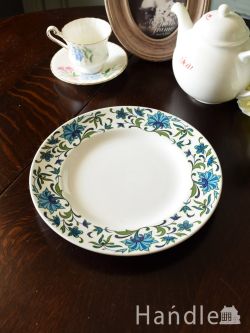 アンティーク雑貨 アンティーク食器 イギリスのアンティーク食器、ミッドウィンター（Spanish Garden）のプレート