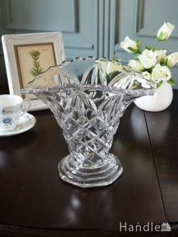 アンティーク雑貨 アンティーク花瓶 アンティークの花瓶、イギリスで見つけたガラスのフラワーベース