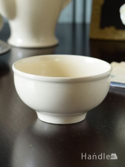 アンティーク雑貨 アンティーク食器 スージークーパー（Susie Cooper）のオーベルジーンシリーズ、アンティークシュガーポット（10ｃｍ）