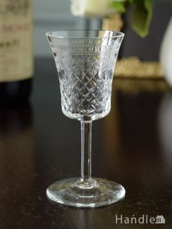 アンティーク雑貨 アンティーク食器 パルマル社のおしゃれなグラス、PALL MALL社「LADY HAMILTON」シリーズのグラス