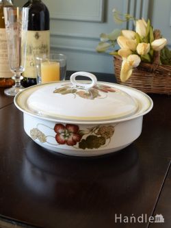スージークーパー（Susie Cooper）のおしゃれなビンテージ食器、ナスタチウムのスープチュリーン