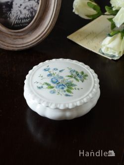アンティーク雑貨 ジュエリーボックスアンティーク コールポート（Coalport）のトリンケットボックス、イギリスのアンティーク陶磁器