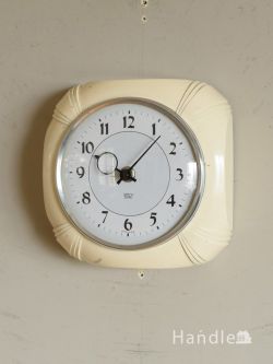 アンティーク雑貨 その他アンティーク雑貨 イギリスで見つけたSMITH社のウォールクロック、アンティークの壁掛け時計
