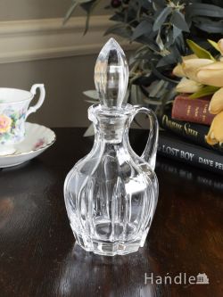 アンティーク雑貨 アンティークビン・香水瓶 英国アンティークガラスのおしゃれなボトル、華やかな雰囲気漂うフレグランスボトル
