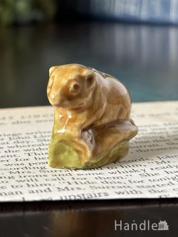 アンティーク雑貨 アンティークオブジェ イギリスで見つけたWADE社のビンテージ陶器、Whimsiesシリーズのフィギア（野ネズミ）