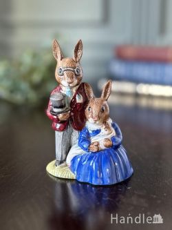 アンティーク雑貨 アンティークオブジェ ロイヤルドルトン（ROYAL DOULTON）のビンテージ陶磁器、バニキンズのフィギュリン