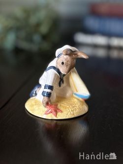 アンティーク雑貨 アンティークオブジェ ロイヤルドルトン（ROYAL DOULTON）の可愛いフィギュリン、セーラーバニキンズ（Sailor）