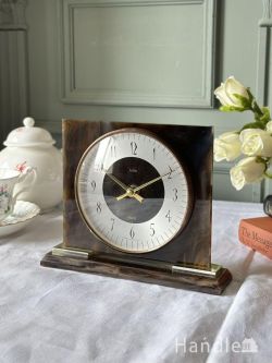 アンティーク雑貨  イギリスから届いたおしゃれな時計、アンティークのテーブルクロック