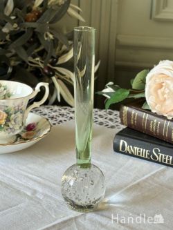 アンティーク雑貨 フラワーベース・花瓶アンティーク イギリスから届いたおしゃれな一輪挿し、アンティークガラスのフラワーベース
