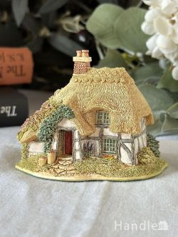 アンティーク雑貨 アンティークオブジェ 英国Lilliput Lane（リリパットレーン）のミニチュアハウス、茅葺屋根のおしゃれな家
