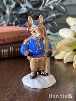 アンティーク雑貨 アンティークオブジェ Winter Laplandのビンテージバニキンズ、ロイヤルドルトン（ROYAL DOULTON）のフィギュリン
