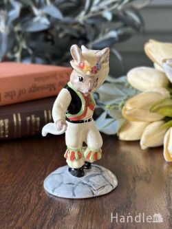 アンティーク雑貨 アンティークオブジェ ロイヤルドルトン（ROYAL DOULTON）のバニキンズ、ビンテージのフィギュリン（MORRIS DANCER）
