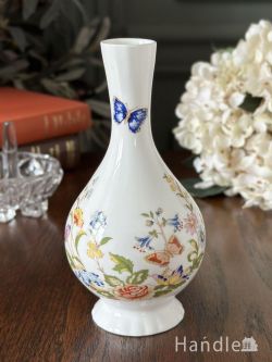 アンティーク雑貨 フラワーベース・花瓶アンティーク イギリスから届いたエインズレイの花瓶、コテージガーデン（COTTAGE GARDEN）のフラワーベース