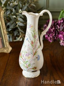 アンティーク雑貨 アンティーク花瓶 イギリスから届いたエインズレイの花器、wild tudor（ワイルドチューダー）のアンティークジャグ