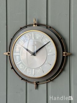 英国アンティークの壁掛け時計、METAMECのウォールクロック(k-5811-z)