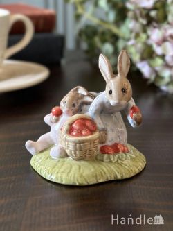 STRAWBERRIES BUNNYKINS(バニキンズ)、ロイヤルドルトンの可愛いフィギュリン(h-1202-z)