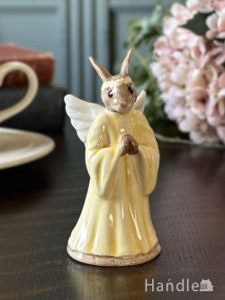 アンティーク雑貨 アンティークオブジェ >ロイヤルドルトン（ROYAL DOULTON）のバニキンズ、ビンテージのフィギュリン（ANGEL）