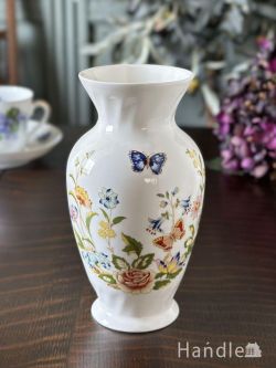 アンティーク雑貨 アンティーク花瓶 イギリスから届いたエインズレイの花瓶、コテージガーデン（COTTAGE GARDEN）のフラワーベース