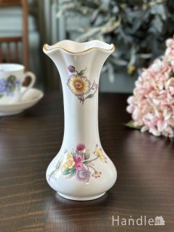 アンティーク雑貨 アンティーク花瓶 英国アンティークの陶器の一輪挿し、コールポート（Coalport）のおしゃれなフラワーベース