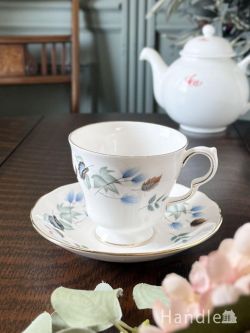 アンティーク雑貨 アンティーク食器 コルクラフ(Colclough)のカップ＆ソーサー、LINDENシリーズの英国アンティークの食器