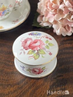 コールポート（Coalport）のトリンケットボックス、イギリスのアンティーク陶磁器(m-9456-z)