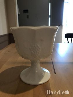 到着予定商品  アンティ―ク　ミルクガラスコンポート