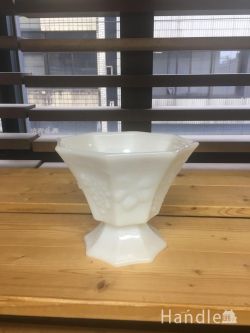 到着予定商品  アンティ―ク　ミルクガラスコンポート