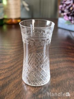 アンティーク雑貨 アンティーク食器 イギリスから届いたアンティークのPall Mallガラス、Lady Hamiltonのクリスタルグラス