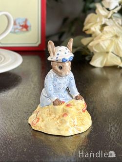 アンティーク雑貨 アンティークオブジェ ロイヤルドルトン（ROYAL DOULTON）のフィギュリン、箱付きのバニキンズ（SEASIDE）