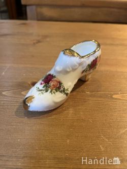 到着予定商品  ロイヤルアルバート　アンティ―ク陶磁器くつ