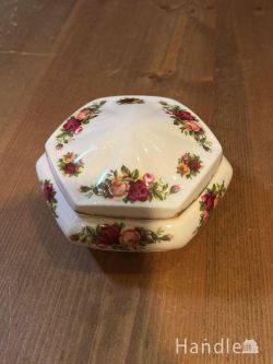 到着予定商品  ロイヤルアルバートアンティ―ク　ふたつき小物入れ