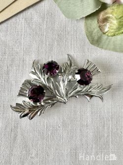 アンティーク雑貨 アンティークブローチ イギリスで見つけたアンティークブローチ、英国で愛されるあざみのアクセサリー