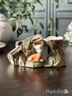 アンティーク雑貨 アンティーク花瓶 ファウナ(FAUNA)ロイヤルシリーズのフラワーベース、EASTGATE POTTERYのビンテージの花びん