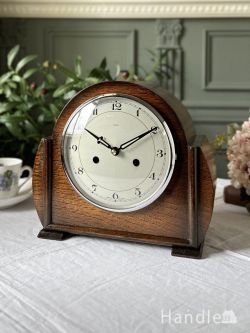 アンティーク雑貨 その他アンティーク雑貨 英国アンティークのおしゃれな時計、文字盤が可愛いレトロなアンティーククロック