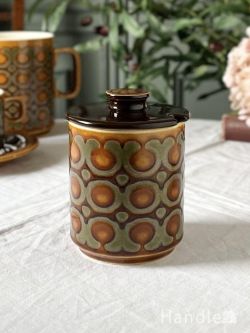 アンティーク雑貨 アンティーク食器 ホーンジーのおしゃれなビンテージ食器、「Bronte」ブロンテシリーズのジャムポット