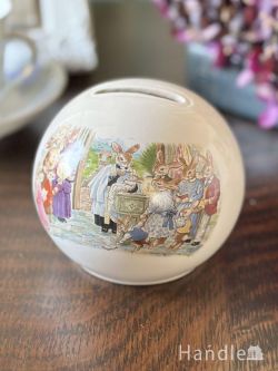 アンティーク雑貨 その他アンティーク雑貨 イギリスから届いたバニキンズの陶磁器、ロイヤルドルトン(ROYAL DOULTON)の貯金箱