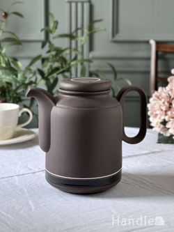 アンティーク雑貨 アンティーク食器 ホーンジー（HORNSEA)のおしゃれな食器、コントラスト（Contrast）のティーポット