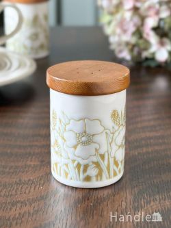 アンティーク雑貨 アンティーク食器 ホーンジーHORNSEAの「Fleur（フルール）」、ビンテージのおしゃれなスパイスポット(ペッパー)