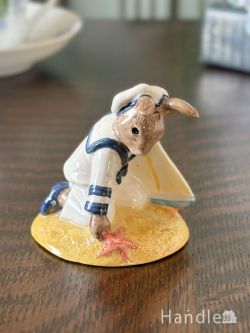 アンティーク雑貨 アンティークオブジェ ロイヤルドルトン(ROYAL DOULTON)の可愛いフィギュリン、セーラーバニキンズ(Sailor)