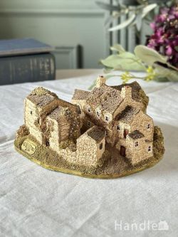 アンティーク雑貨 アンティークオブジェ 水車がある可愛い農作業小屋のミニチュア、Lilliput Laneリリパットレーンの可愛いお家